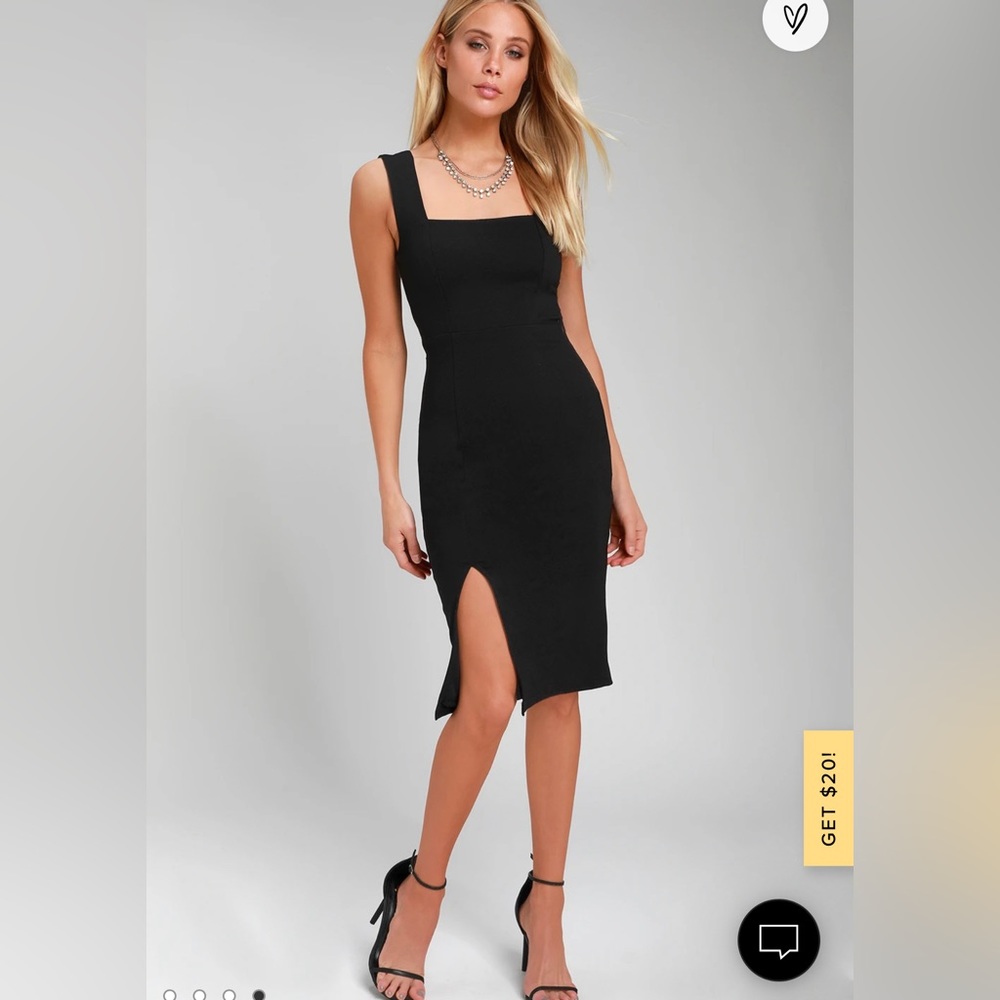 Final price drop! ❤️ NWT Sleeveless Bodycon Dress with Slit